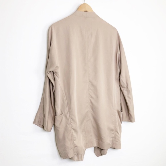 John Mark tan Open closure waterfall jacket - Picture 5 of 7